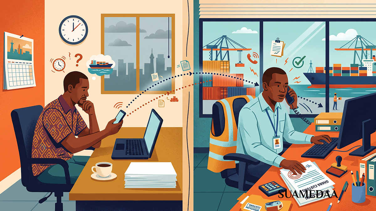 importer-in-communication-with-customs-house-agent
