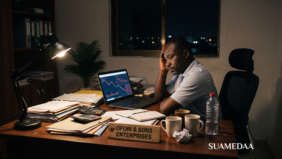 lone-entrepreneur-sits-at-a-desk-late-at-night
